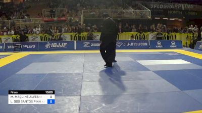 MEYRAM MAQUINÉ ALVES vs LUCAS DOS SANTOS PINHEIRO 2022 Pan Jiu Jitsu IBJJF Championship