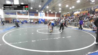 126 lbs Cons. Round 3 - James Giacopuzzi, Agoura vs Hansel Acte, Eisenhower