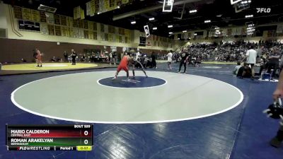 132 lbs Cons. Round 2 - Mario Calderon, Central East vs Roman Arakelyan, Birmingham