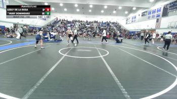140 lbs Champ. Round 3 - Lesly De La Rosa, Dos Pueblos vs Ruby Dominguez, Mira Costa