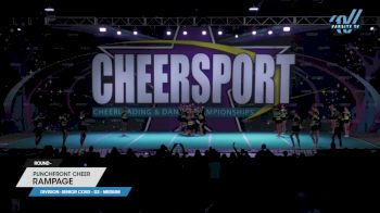PunchFront Cheer - Rampage [2023 L4 Senior Coed - D2 - Medium] 2023 CHEERSPORT National All Star Cheerleading Championship