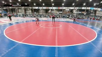 112 lbs Cons. Semi - Mataya Jacobs, Cobbler Kids Wrestling vs Keeley Kainoa, Gorilla Wrestling Club