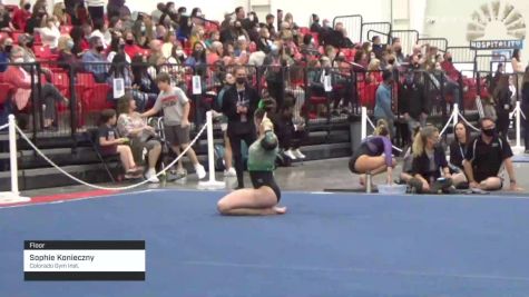 Sophie Konieczny - Floor, Colorado Gym Inst. - 2021 Region 3 Women's Championships