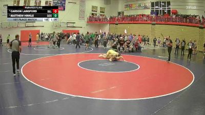 215 lbs 1st Place Match - Matthew Hinkle, Cascade vs Carson Langford, Dallas