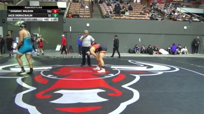 217 lbs Round Of 16 - Dominic Wilson, Tulare Union vs Jace DeMacbalin, R.F. Kennedy