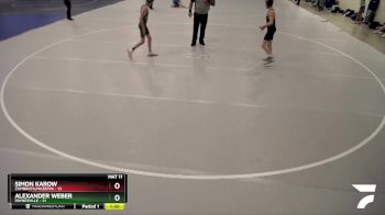 105B Quarterfinal - Alexander Weber, Paynesville vs Simon Karow, Zumbrota/Mazeppa