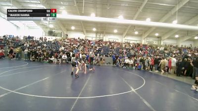 75 lbs Cons. Round 4 - Calvin Crawford, TUG vs Mason Hanna, Westlake