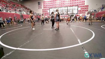 120-131 lbs Rr Rnd 1 - Mcykenzie Brooks, Little Axe Takedown Club vs Karter Locust, Cowboy Wrestling Club