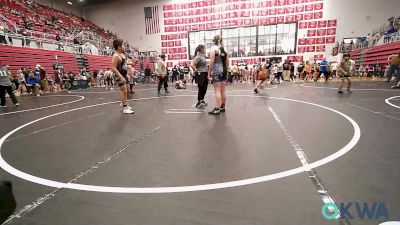 120-131 lbs Rr Rnd 1 - Mcykenzie Brooks, Little Axe Takedown Club vs Karter Locust, Cowboy Wrestling Club