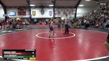 Quarterfinal - Roninn Kirby, Burlington Junior Wrestling vs Kyus Bradley, New London Tiger Cub Wrestling