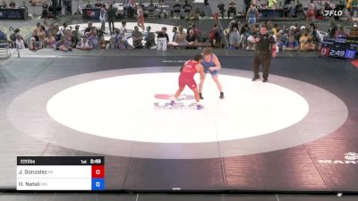 220 lbs Rnd Of 128 - Jesus Gonzalez, Wisconsin vs Hank Natali, Missouri