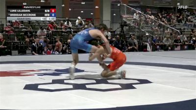 57 lbs Quarters - Luke Lilledahl, NLWC/TMWC vs Brendan Mccrone, Ohio RTC/ Titan Mercury Wrestling Club (TMWC)