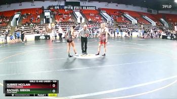 100 lbs Round 4 - Aubree McClain, Meridian Maniacs vs Rachael Gibson, Team NBWC