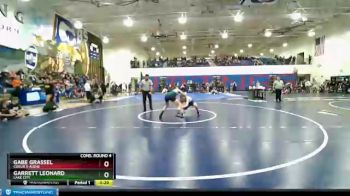 152 lbs Cons. Round 4 - Garrett Leonard, Lake City vs Gabe Grassel, Coeur D Alene