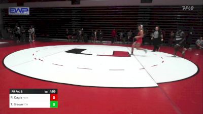 140 lbs Rr Rnd 2 - Rowan Cagle, Poteau High School Girls vs Taylor Brown, Edmond North