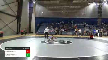 60 lbs Consolation - Slater Milford, Banks County USA Wrestling vs Sawyer Rickman, Roundtree Wrestling Academy