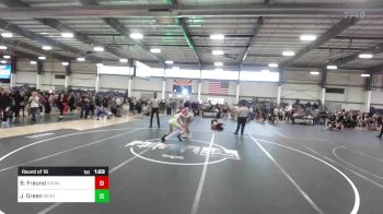 126 lbs Round Of 16 - Jaiden Green, Montezuma Cortez vs Ben Freund, Show Low