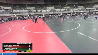 100 lbs Cons. Round 2 - JaMychael Mergen, Prairie Du Chien vs Logan Gamroth, Melrose-Mindoro