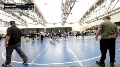 73 lbs Rr Rnd 5 - Kramer King, Georgia United MS vs Nicholas Woodall, DoughBoy MS