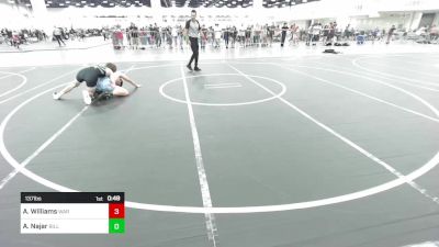 137 lbs Round Of 32 - Asher Williams, War vs Amelio Najar, Billings Wrestling Club