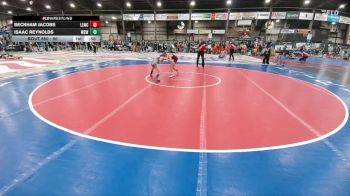90 lbs Cons. Round 3 - Isaac Reynolds, Windy City Wrestlers vs Beckham Jacobs, Lander Legacy Wrestling Club