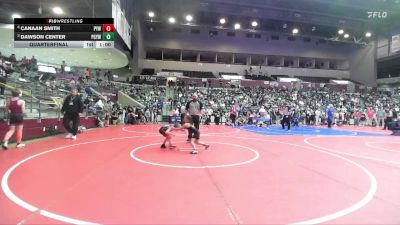 52 lbs Quarterfinal - Dawson Center, Prairie Grove Youth Wrestling vs Canaan Smith, Panther Youth Wrestling-CPR