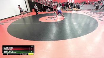 175 lbs Cons. Semi - Luke Zook, YORKVILLE (HS) vs Kurt Smith, Rockton (Hononegah)
