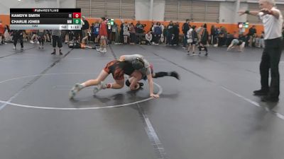 100 lbs Finals (2 Team) - Kamdyn Smith, Firebird Elite vs Charlie Jones, Meridian Maniacs