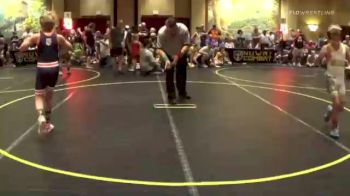 85 lbs Round 1 (4 Team) - Cruz Enderle, MO Outlaws Gold vs Declan Keller, The Untouchables Purple