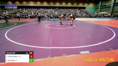 126 lbs Round Of 32 - David Banales, 209 Wrestling vs Cruz Hernandez, Moses Lake Wrestling Club