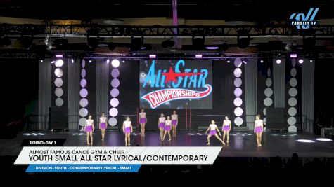 Almost Famous Dance Gym & Cheer - Youth Small All Star Lyrical/Contemporary [2025 Youth - Contemporary/Lyrical - Small Day 1] 2025 ASCS Dance Grand Nationals & Cheer Showdown