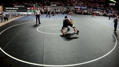 D 2 175 lbs Quarterfinal - Tylan Watts, St. Augustine vs Peyton Miller, Sam Houston