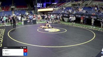 106 lbs Cons Semi - Ezekiel Witt, Kansas vs Nathan Rioux, Indiana