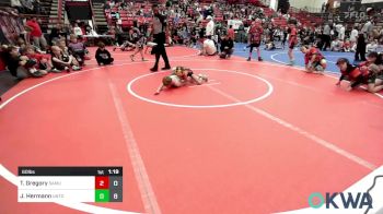 60 lbs Rr Rnd 1 - Tenner Gregory, Samurais vs Jackson Hermann, Untouchables 14U