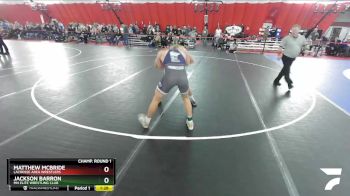 170 lbs Champ. Round 1 - Jackson Barron, MN Elite Wrestling Club vs Matthew McBride, LaCrosse Area Wrestlers