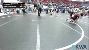 76 lbs Consolation - Alicen Quillin, Chickasha Youth Wrestling vs Kyndall Nicholson, Mustang
