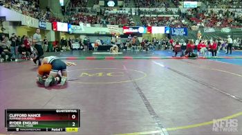 AA - 170 lbs Quarterfinal - Clifford Nance, Flathead (Kalispell) vs Ryder English, Great Falls / MSDB