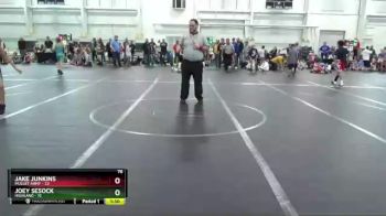 76 lbs Round 2 (8 Team) - Jake Junkins, Mullet Army vs Joey Sesock, Highland