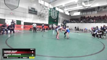 130 lbs Cons. Round 5 - Georgia Amarante, Norco vs Summer Grant, Santa Rosa Academy