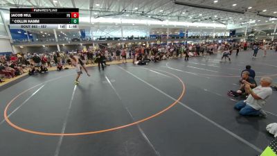 157 lbs Champ. Round 2 - Jacob Hill, Unattached vs Collin Hamm, .