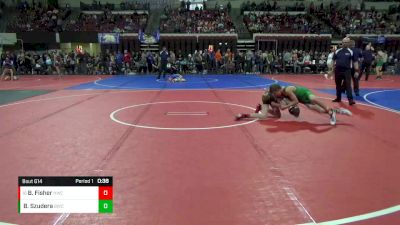 94 lbs Cons. Round 1 - Bryson Fisher, Heights Wrestling Club vs Brody Szudera, Belgrade Wrestling Club