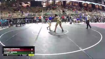 190 lbs Champ. Round 1 - Sydney Brown, Edward H White vs Aurika Kashayeva, Barron Collier