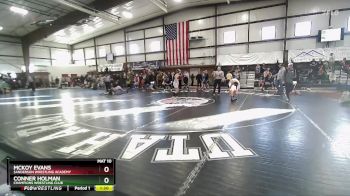 120 lbs Champ. Round 1 - Conner Holman, Champions Wrestling Club vs Mckoy Evans, Sanderson Wrestling Academy