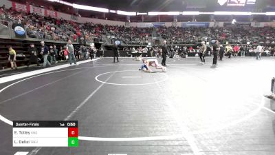 78 lbs Quarterfinal - Easton Tolley, King Select vs Landon Delisi, Trevian