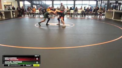 JV-17 lbs Round 4 - Wes Koppes, Prairie, Cedar Rapids vs Samuel Martinez, Dubuque Hempstead