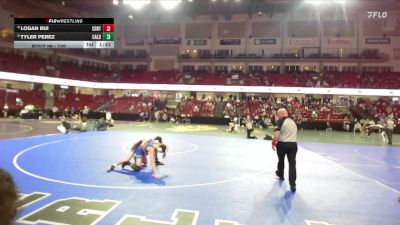 120 lbs Champ. Round 2 - Logan Bui, Centennial vs Tyler Perez, Caldwell