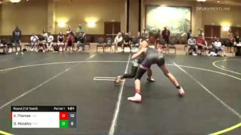 117 lbs Round 2 (4 Team) - Damien Moseley, Terminator Wrestling Academy vs Dece Thomas, The Untouchables Black