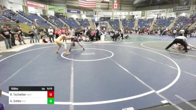 126 lbs Quarterfinal - Ryan Tschetter, Rapid City Cobblers vs Alex Gates, GI Grapplers