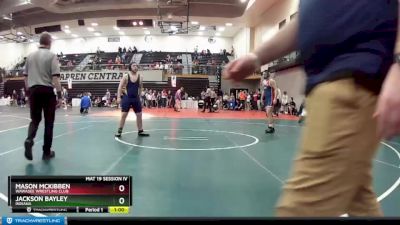 187 lbs Quarterfinal - Mason McKibben, Wawasee Wrestling Club vs Jackson Bayley, Indiana