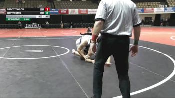 215 lbs Placement (16 Team) - Brody Taylor, St. Augustine Prep vs Matt Watts, Corner Canyon